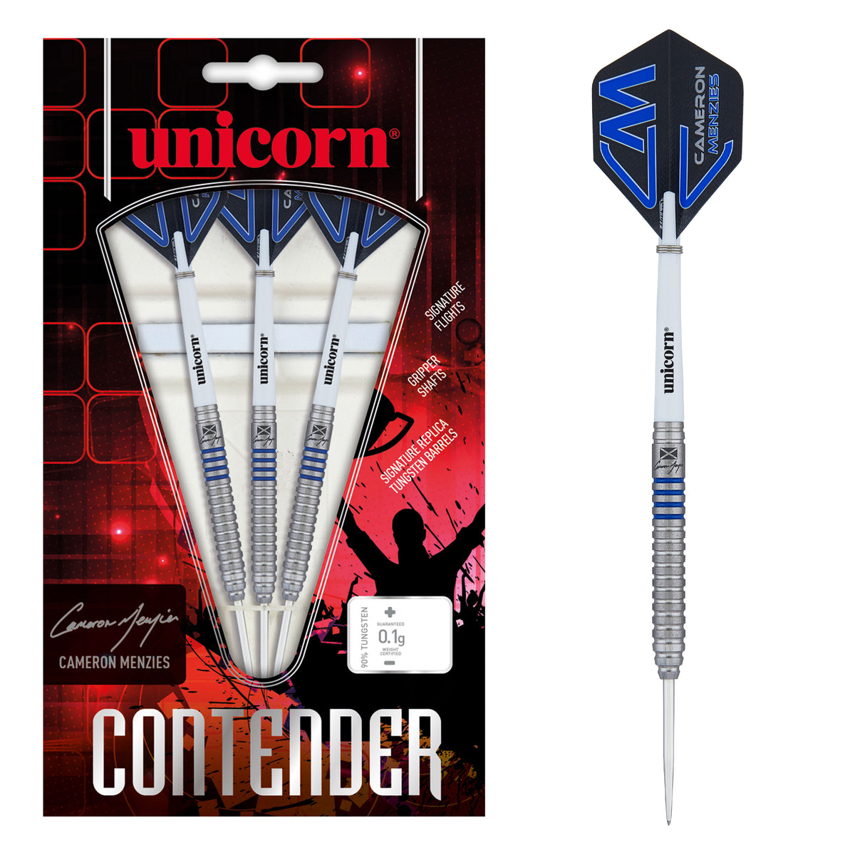 Unicorn Contender Cameron Menzies Phase 2 Steel Darts