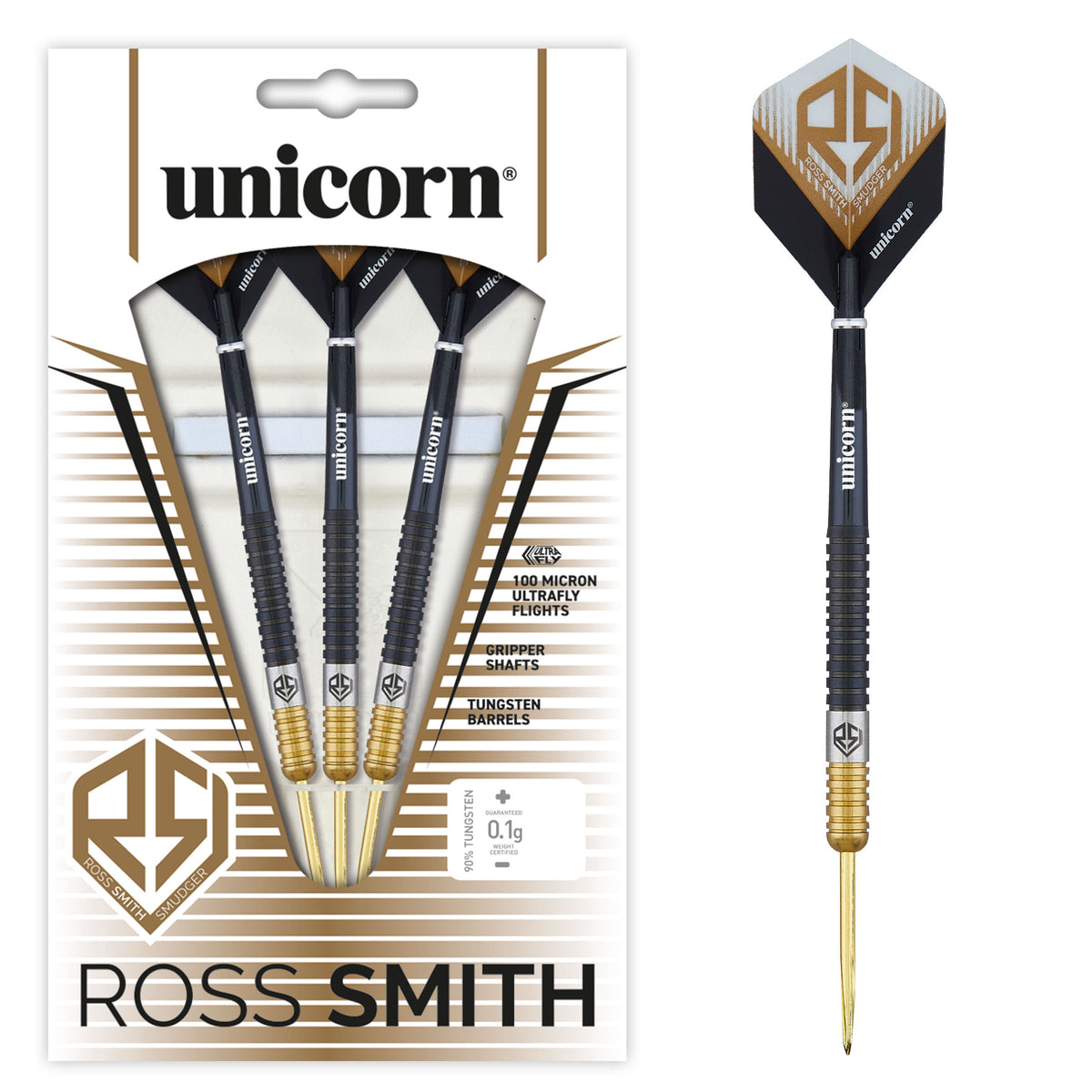 Unicorn Ross Smith Two-Tone Steel Darts