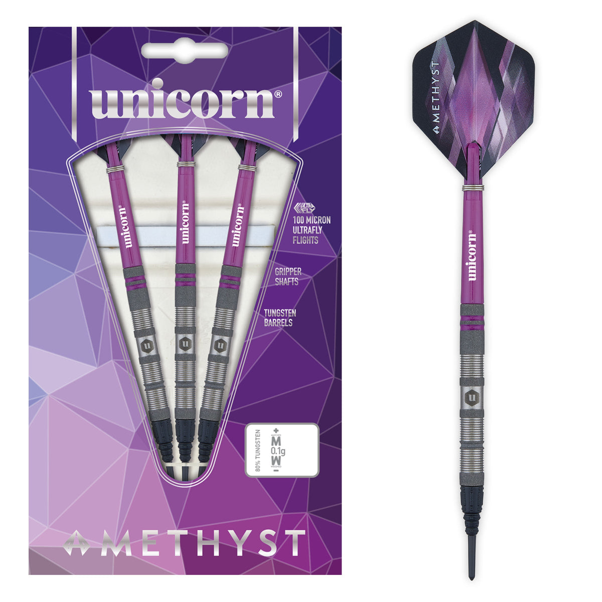 Unicorn Amethyst 1 Soft Darts