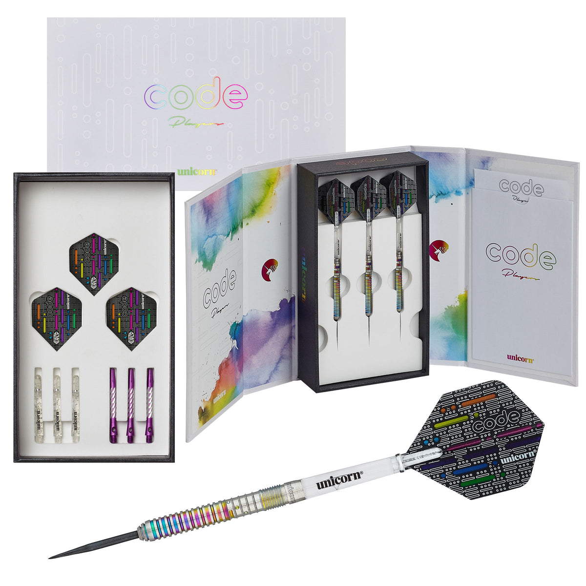 Unicorn Ian White Code Players Steel Dart