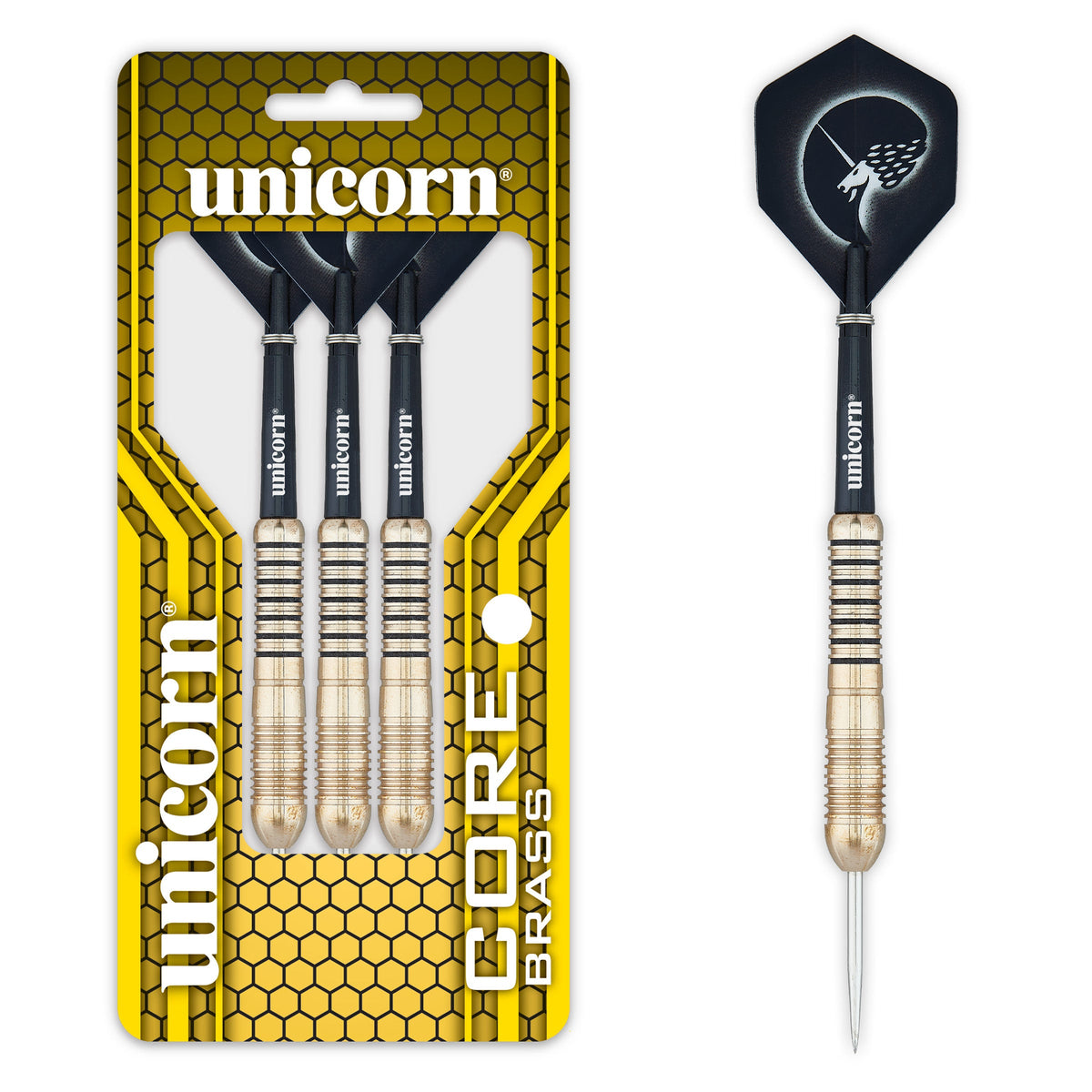 Unicorn Core Brass Steel Darts