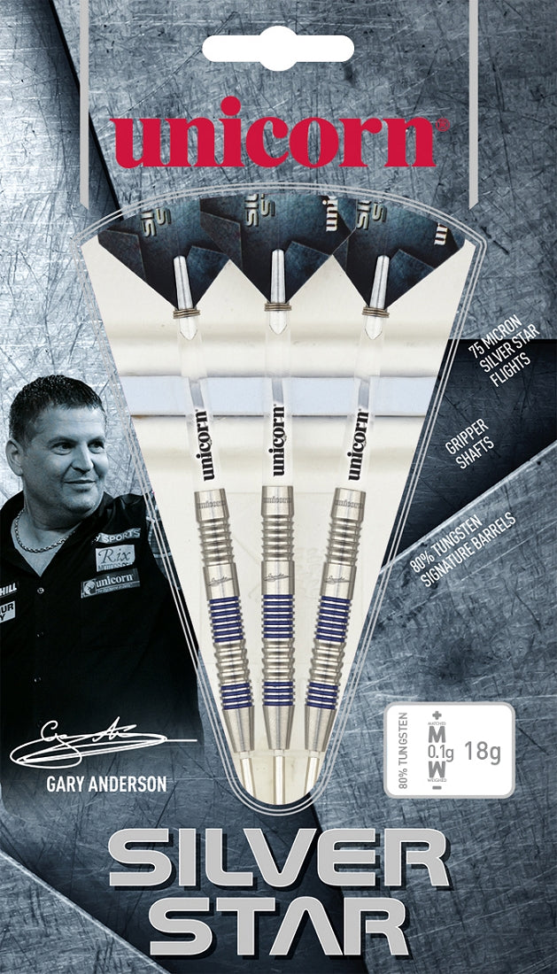 Unicorn Silver Star Gary Anderson Steel Darts