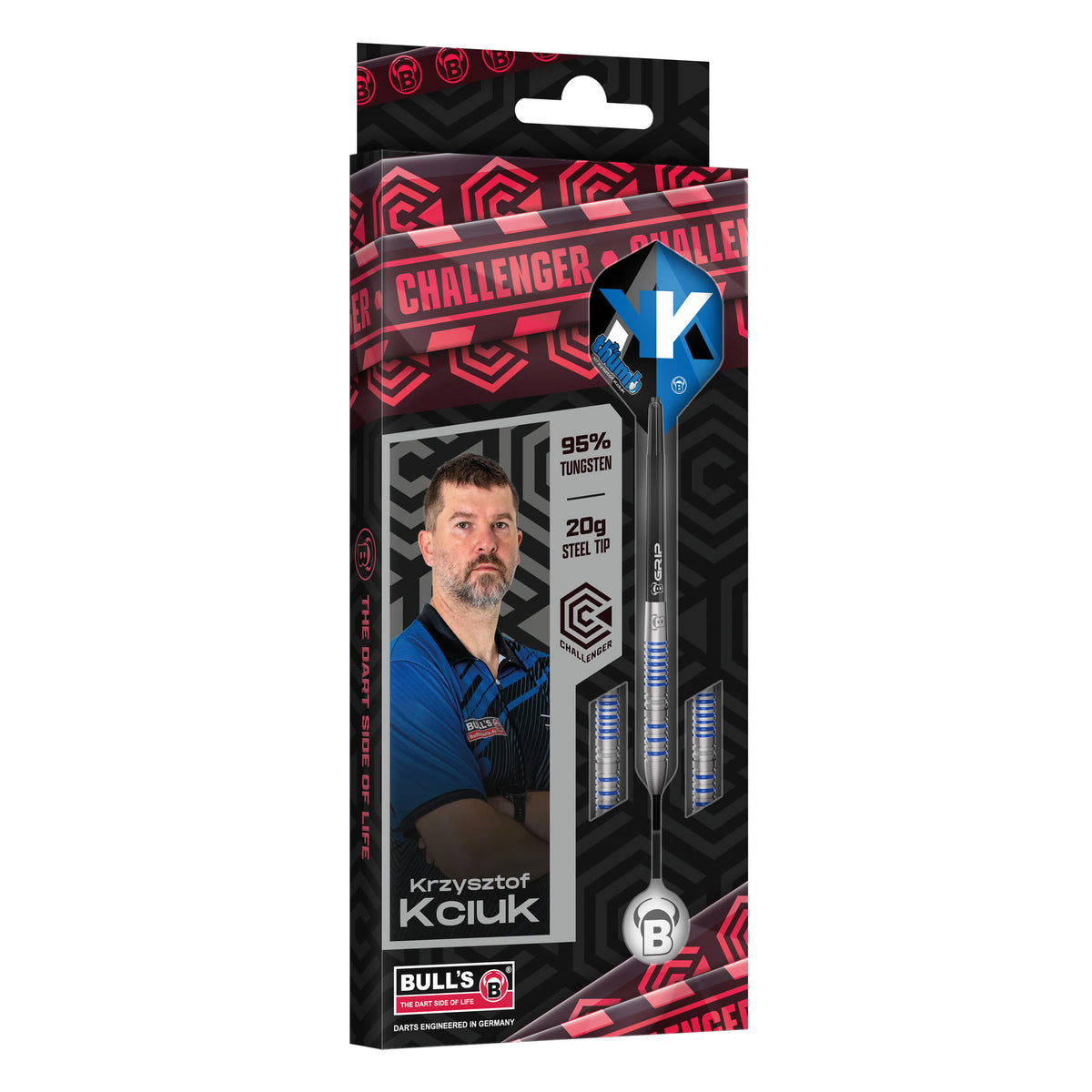 BULL'S Krzysztof Kciuk Challenger Steel Dart