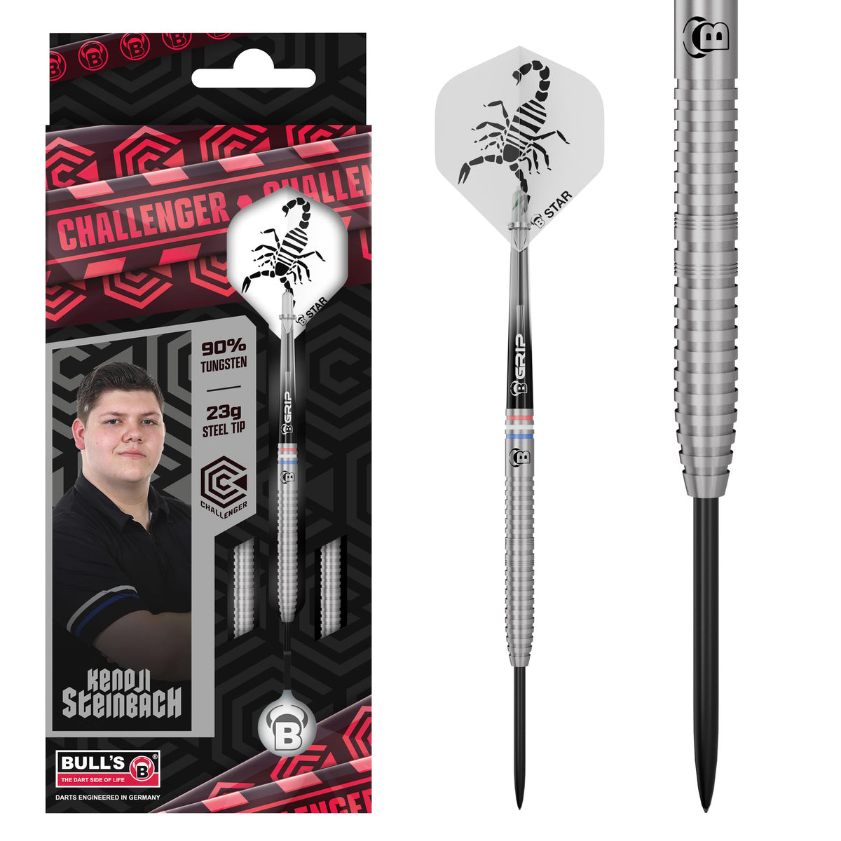 BULL'S Kendji Steinbach Challenger Steel Dart