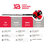 BULL'S Xanti Van den Bergh Steel Dart