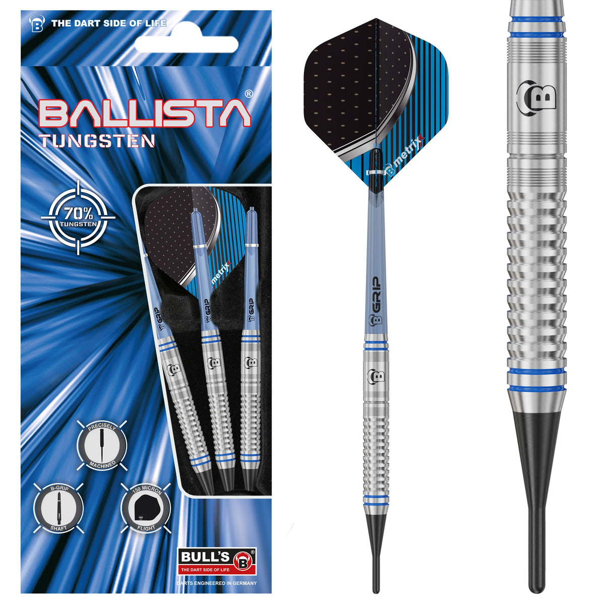 BULL'S Ballista Softdart, 70% Tungsten