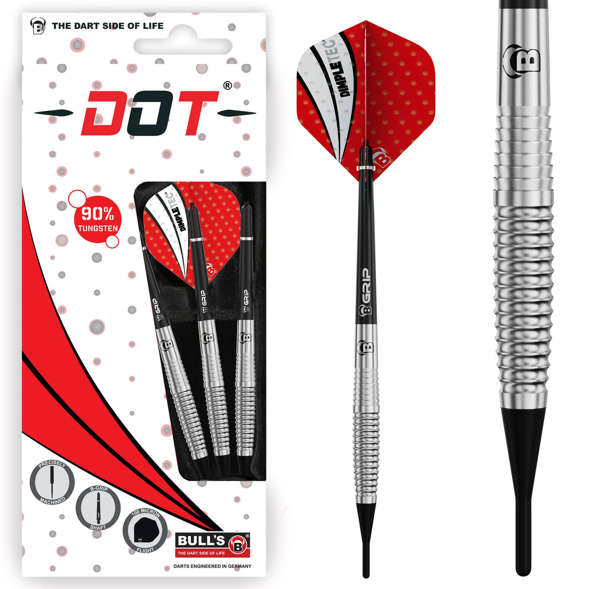 BULL'S Dot D1 90% Tungsten Soft Dart