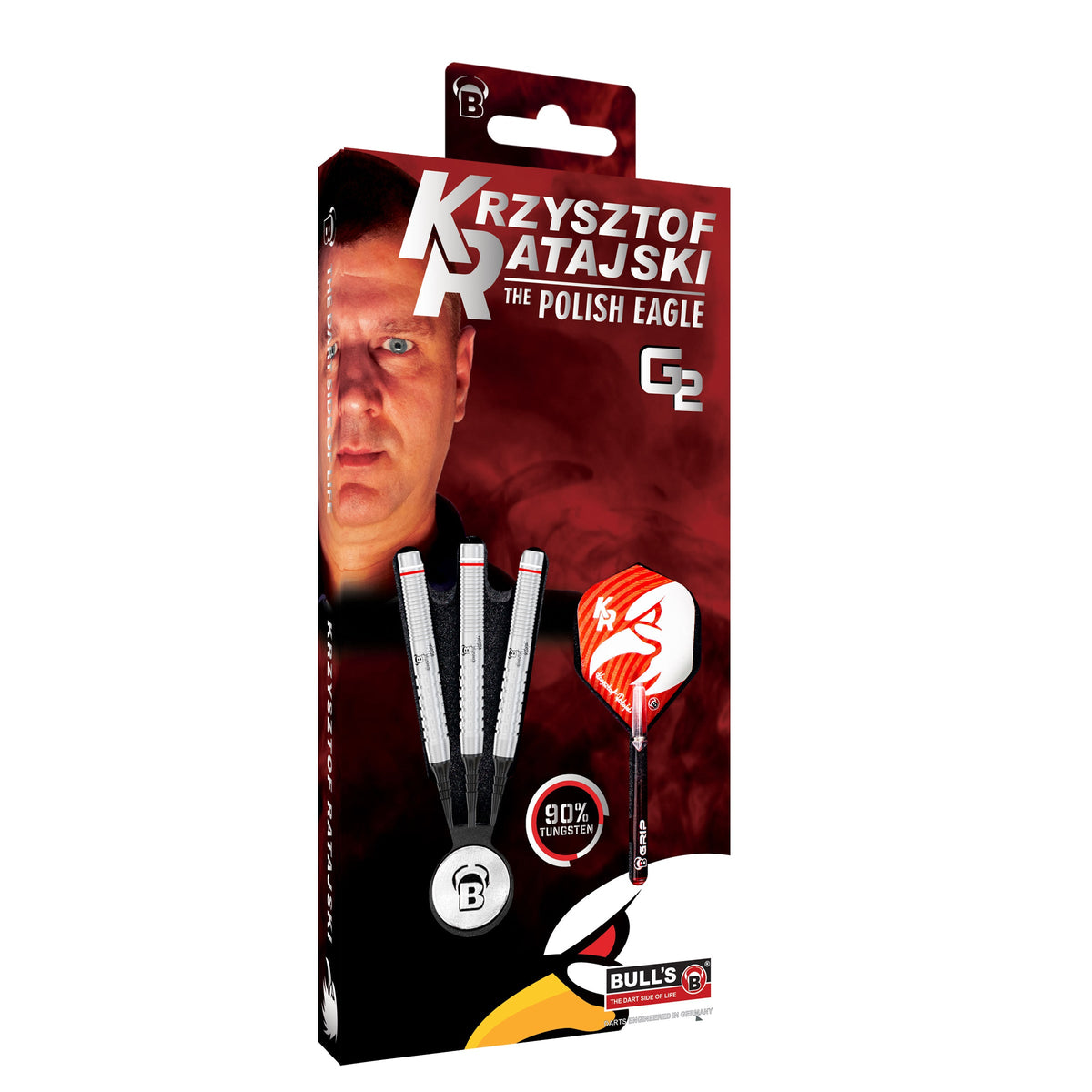 BULL'S Krzysztof Ratajski Soft Dart G2, 90% Tungsten