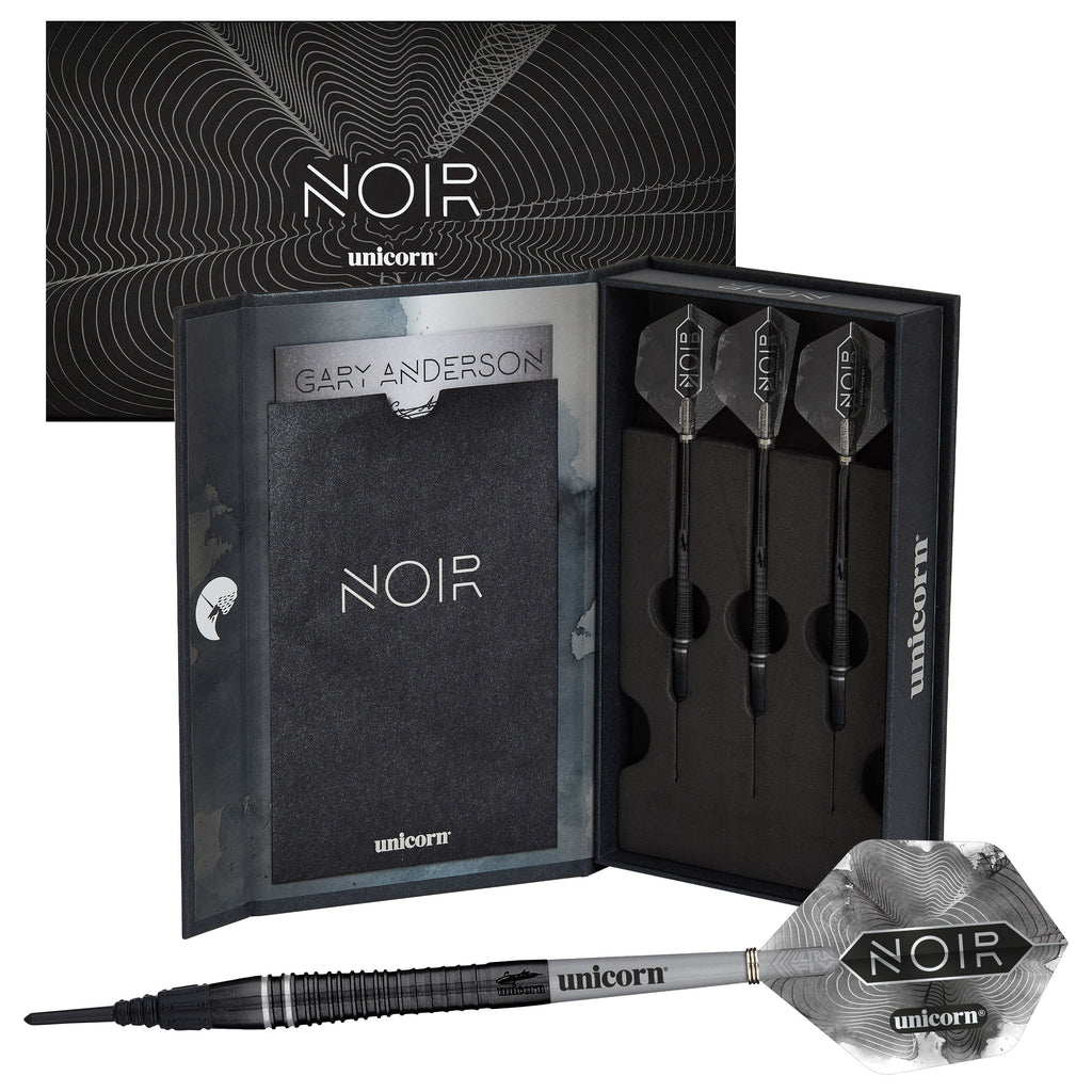 Unicorn Gary Anderson Noir Phase 6 - Deluxe Soft Darts