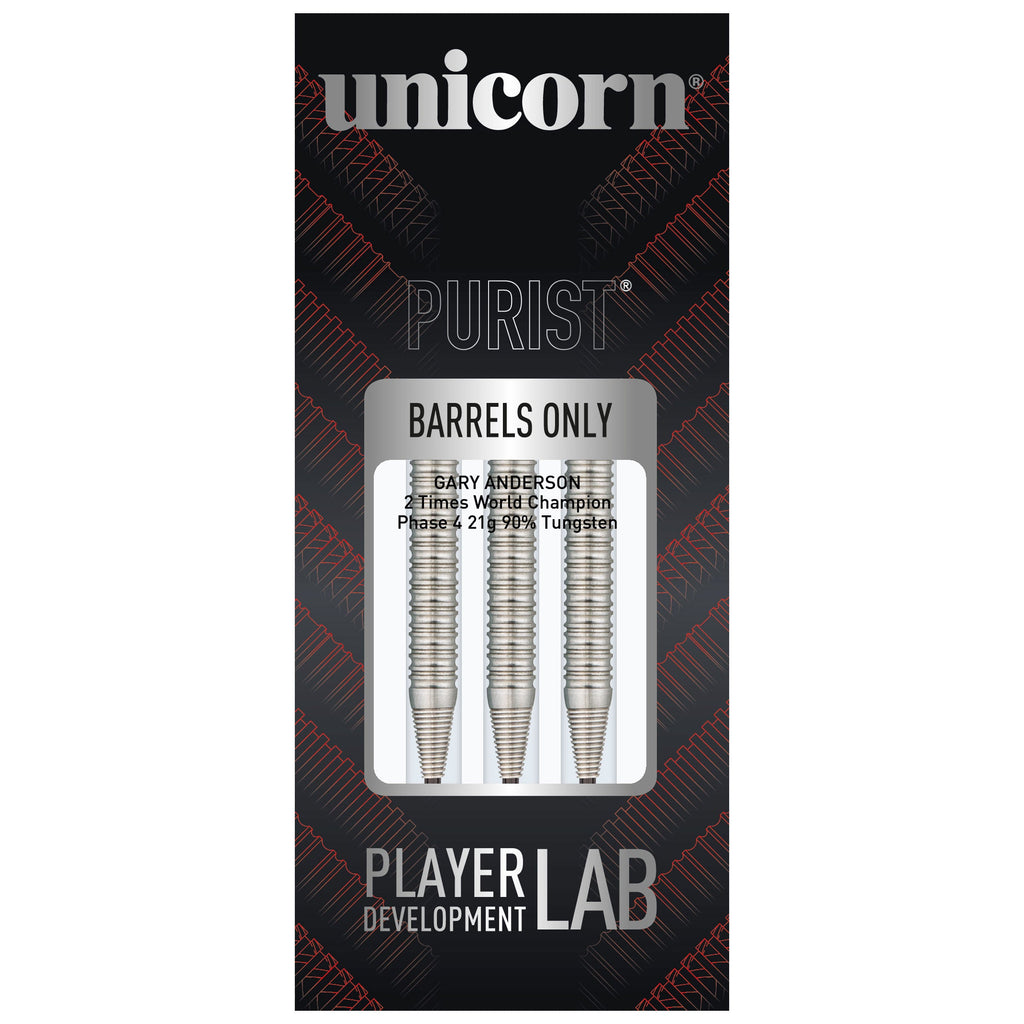 Unicorn Phase 4 Gary Anderson Purist Steel Barrel