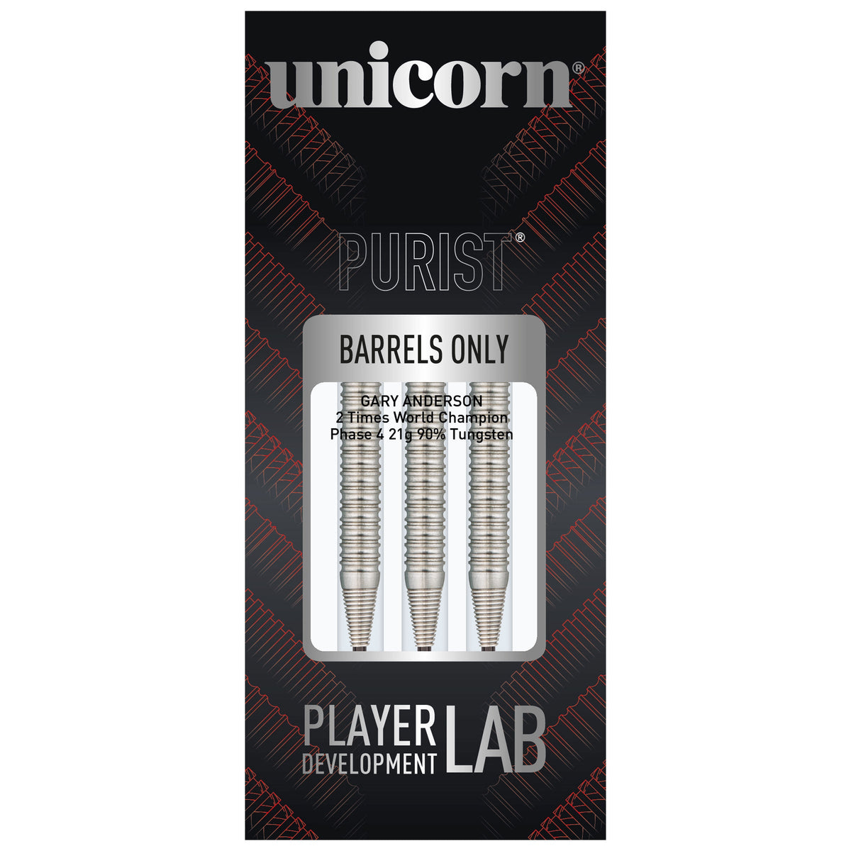 Unicorn Phase 4 Gary Anderson Purist Steel Barrel