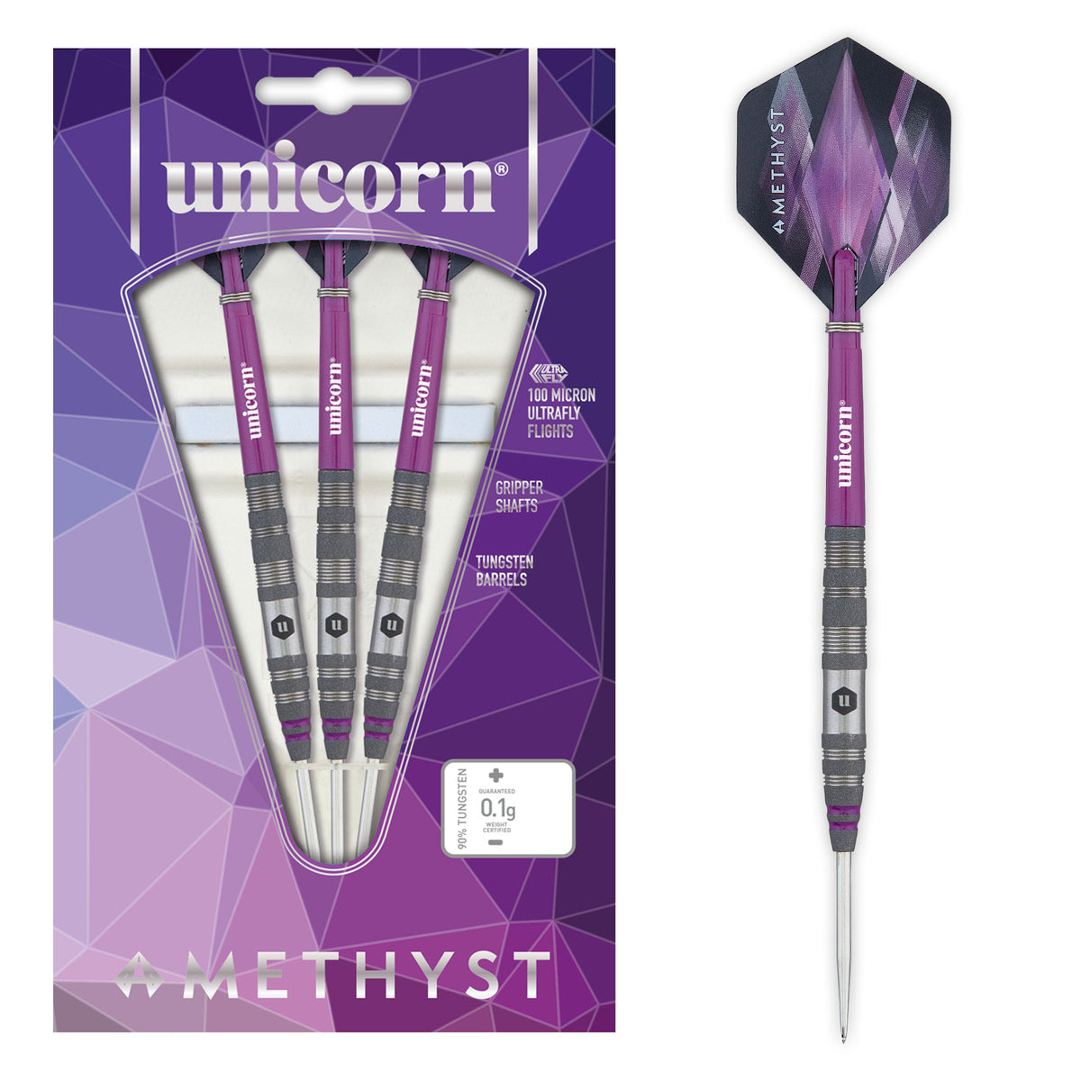 Unicorn Amethyst 2 Steel Darts