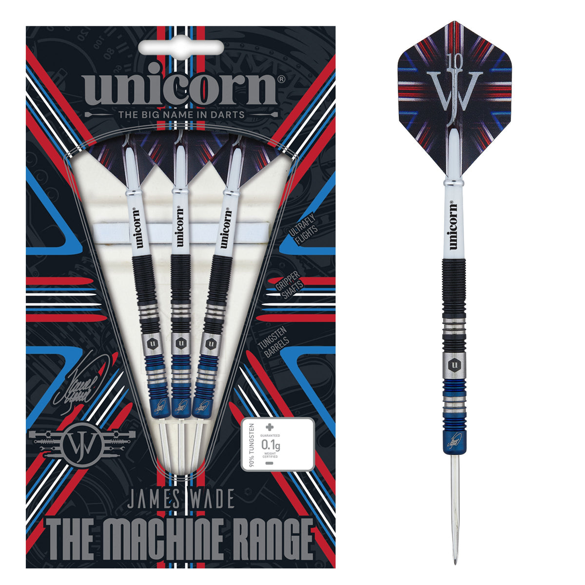 Unicorn James Wade Two-Tone Steel Darts