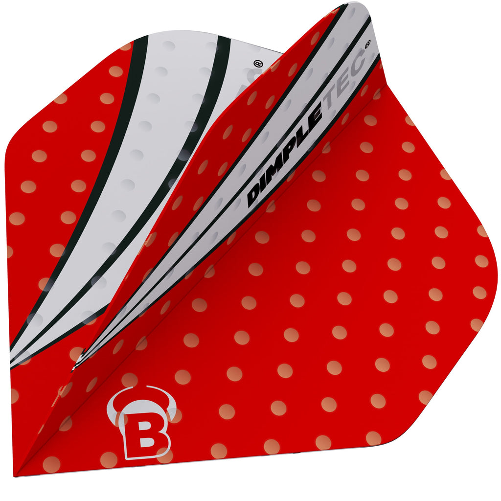 BULL'S Dimpletec Red Flights