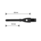 BULL'S Mega Point Tips Long 6mm(2BA)