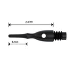 BULL'S Mega Point Tips Short 6mm(2BA)