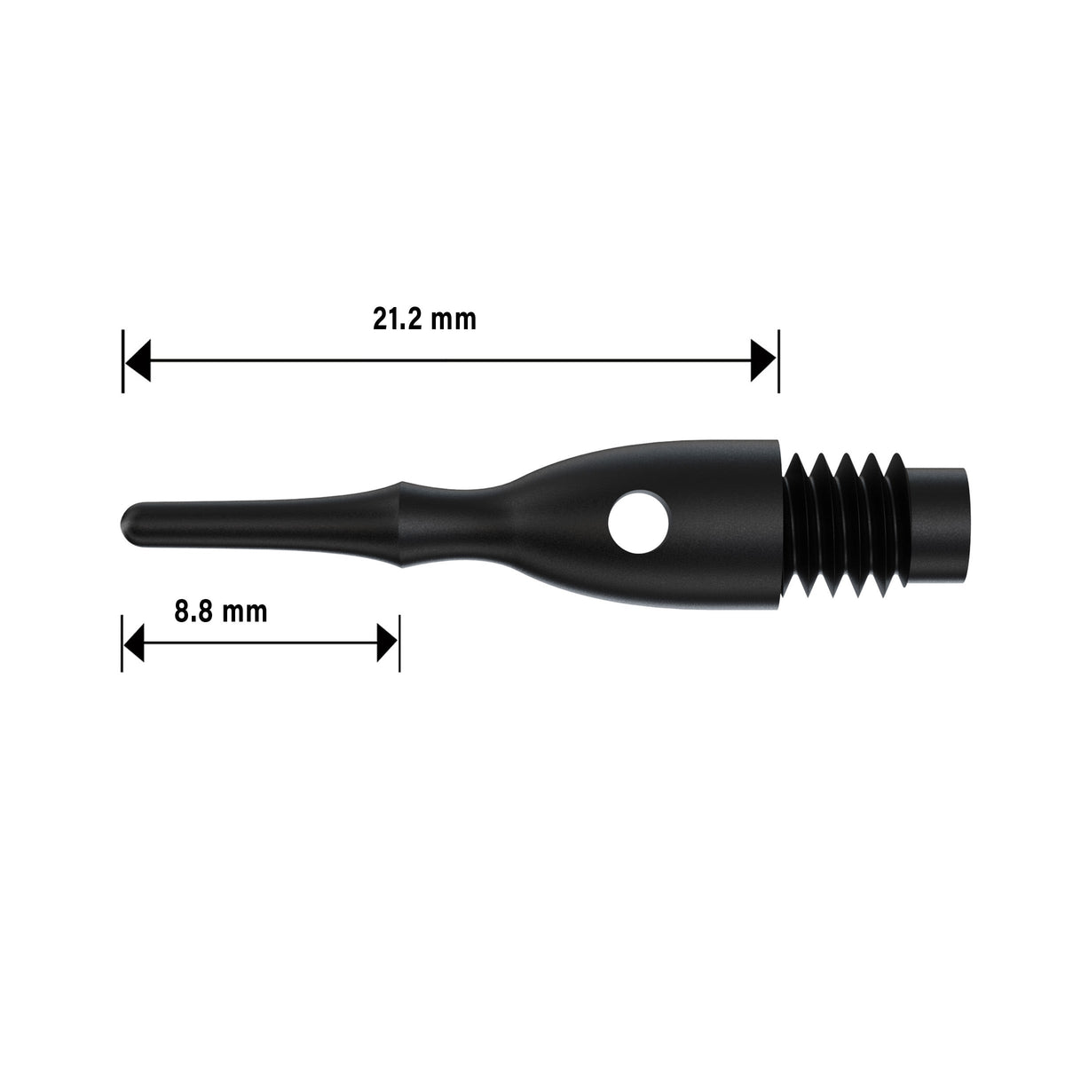 BULL'S Mega Point Tips Short 6mm(2BA)