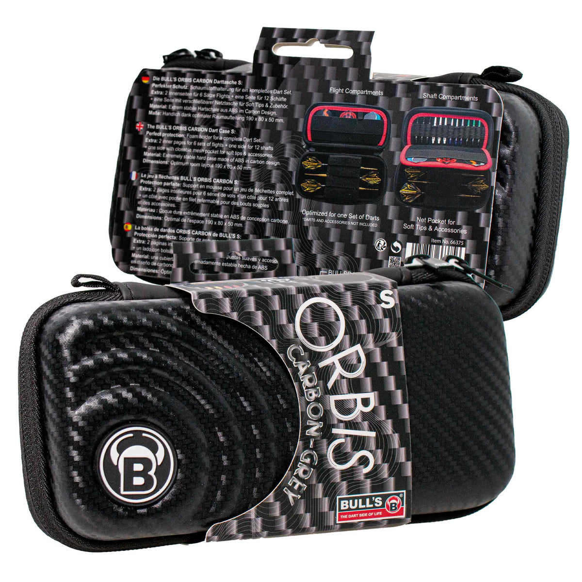 BULL'S Orbis HS S Dartcase carbongrey