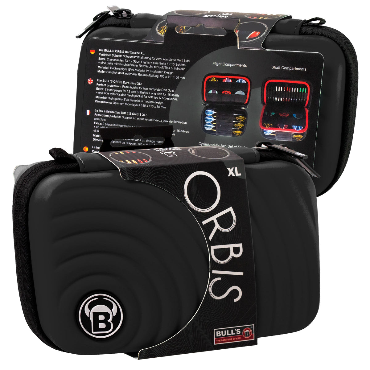 BULL'S ORBIS XL Dartcase black