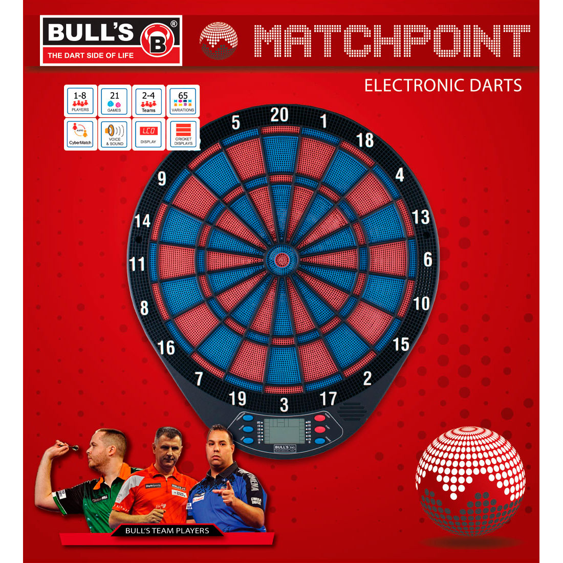 BULL'S Matchpoint Elektronik Dart Board