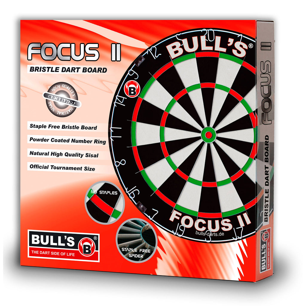 BULL'S Focus II Bristle Dart Board