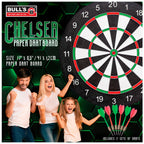 BULL'S Chelsea Paper Dart Board
