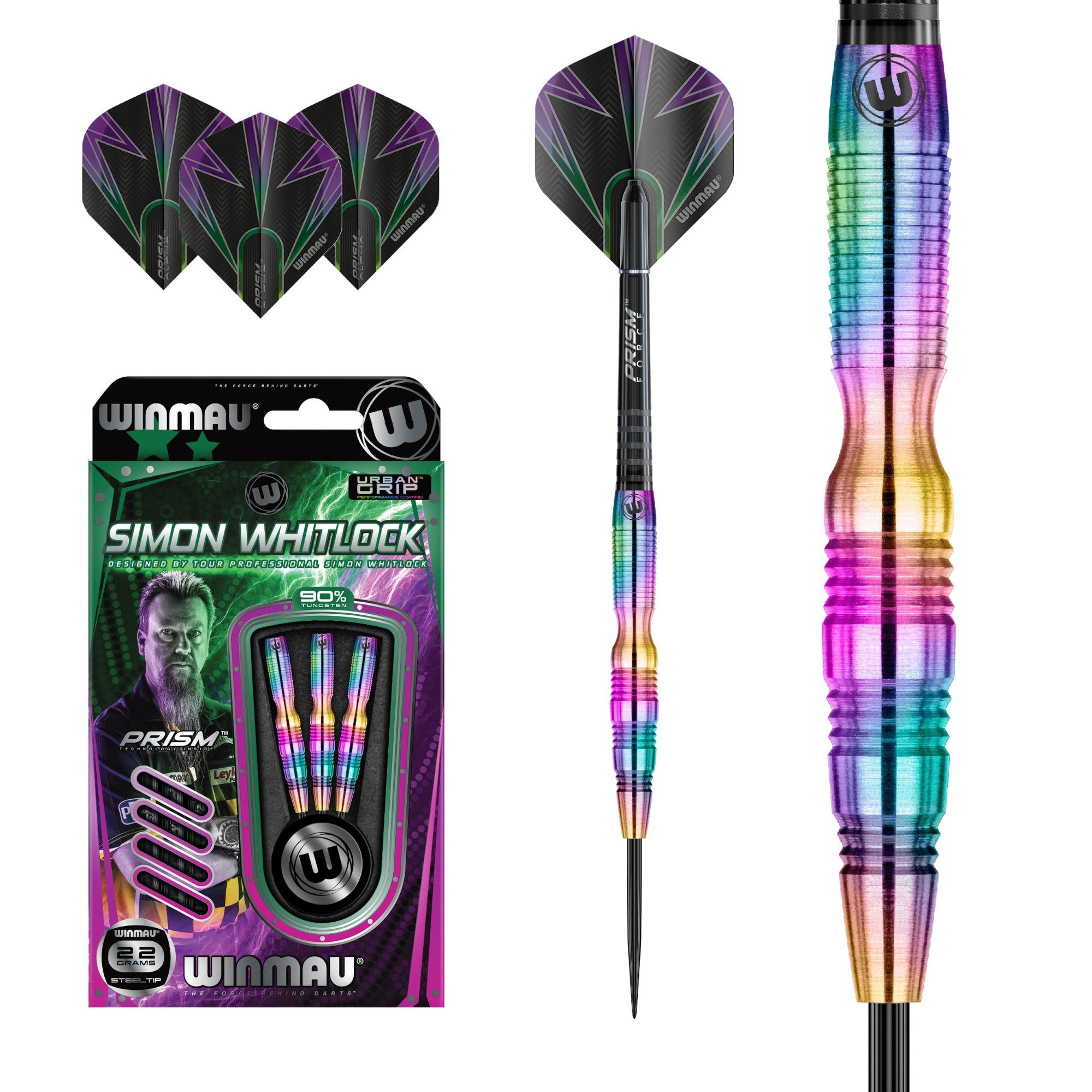Winmau S. Whitlock Urban Grip 1408 – Steeldart 22g + 24g