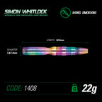 Winmau S. Whitlock Urban Grip 1408 – Steeldart 22g + 24g
