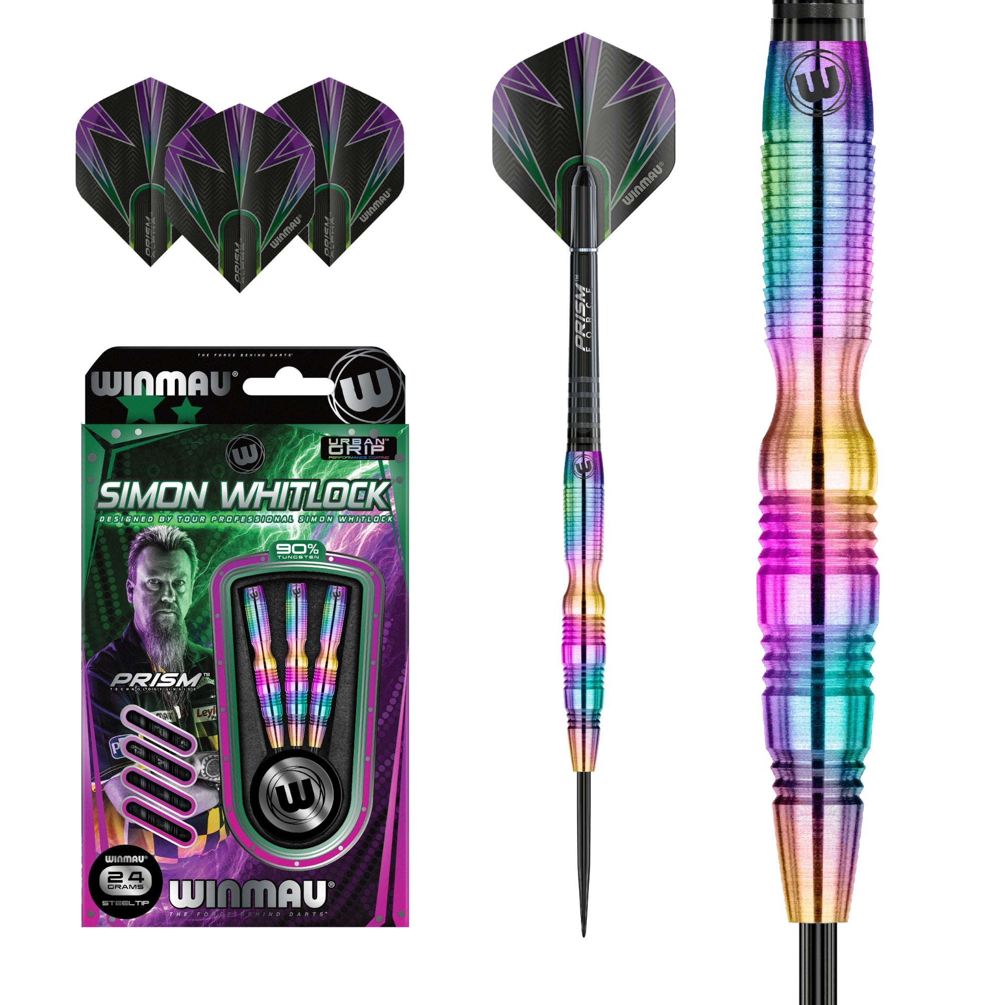 Winmau S. Whitlock Urban Grip 1408 – Steeldart 22g + 24g