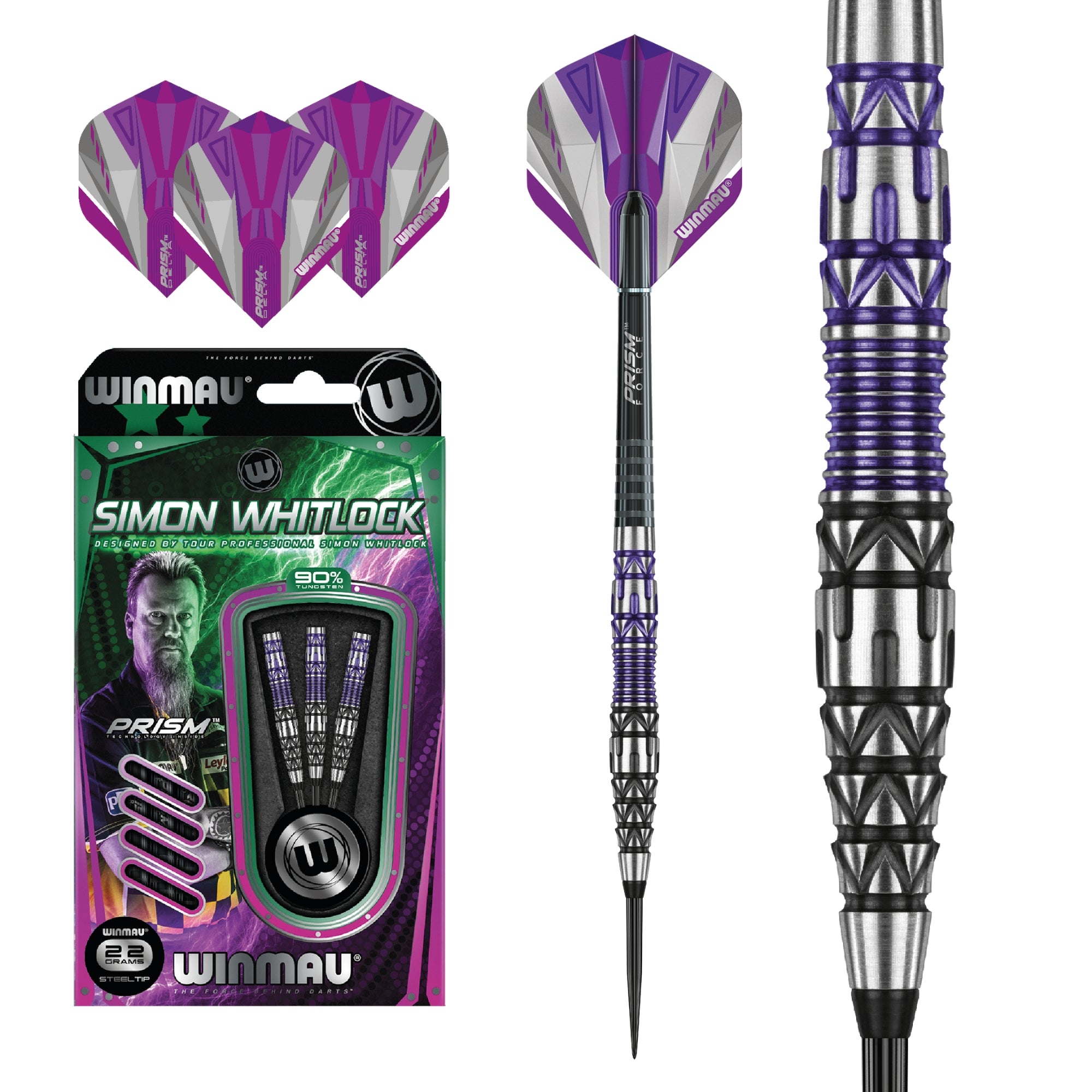 Winmau S. Whitlock Special Edition 1437 – Steeldart 22g + 24g