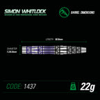 Winmau S. Whitlock Special Edition 1437 – Steeldart 22g + 24g