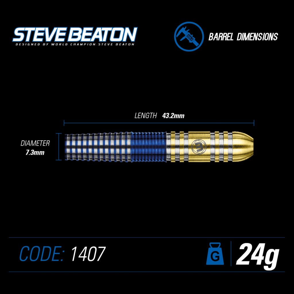 Winmau Steve Beaton 1407 – Steeldart 22g + 24g