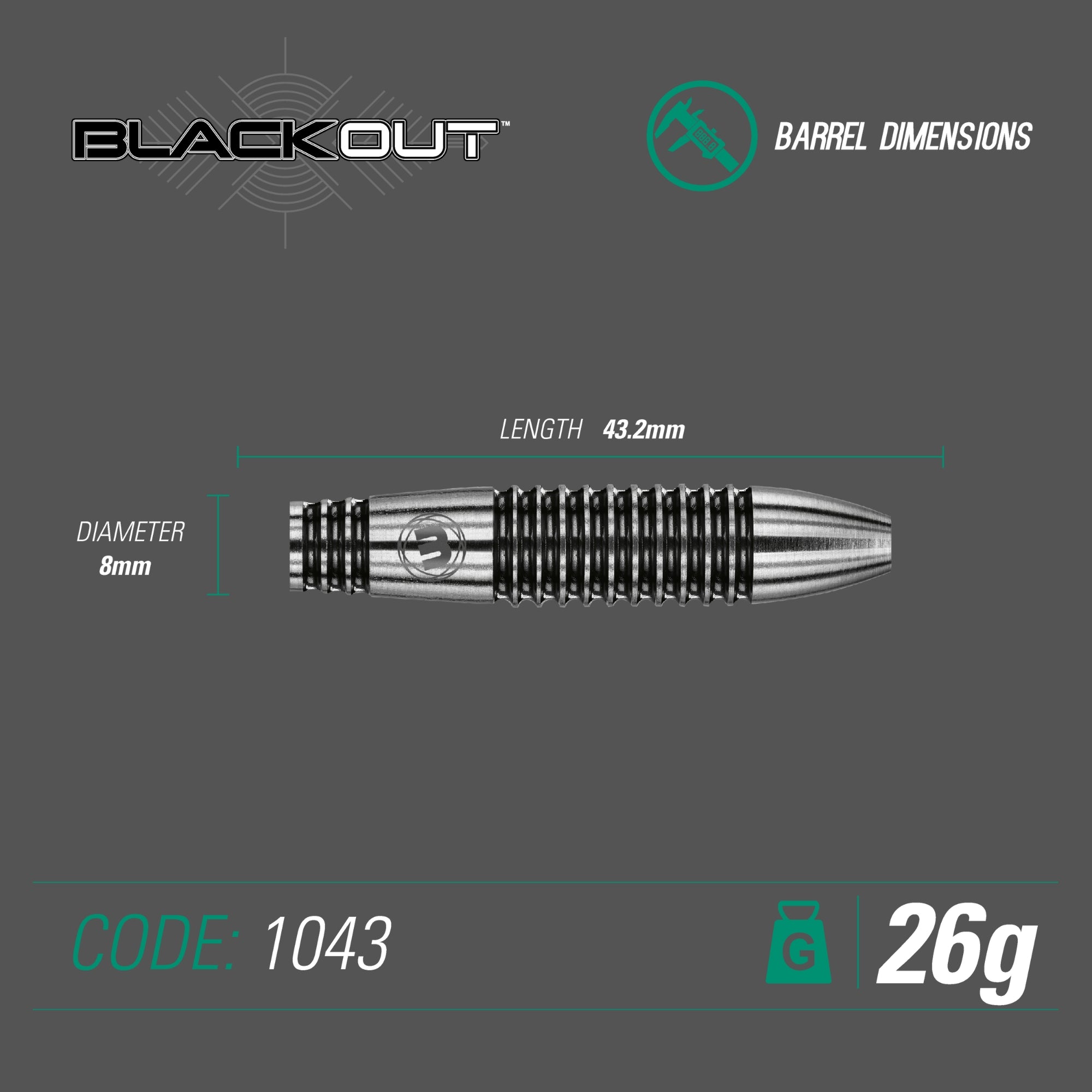 Winmau Blackout Steeldart