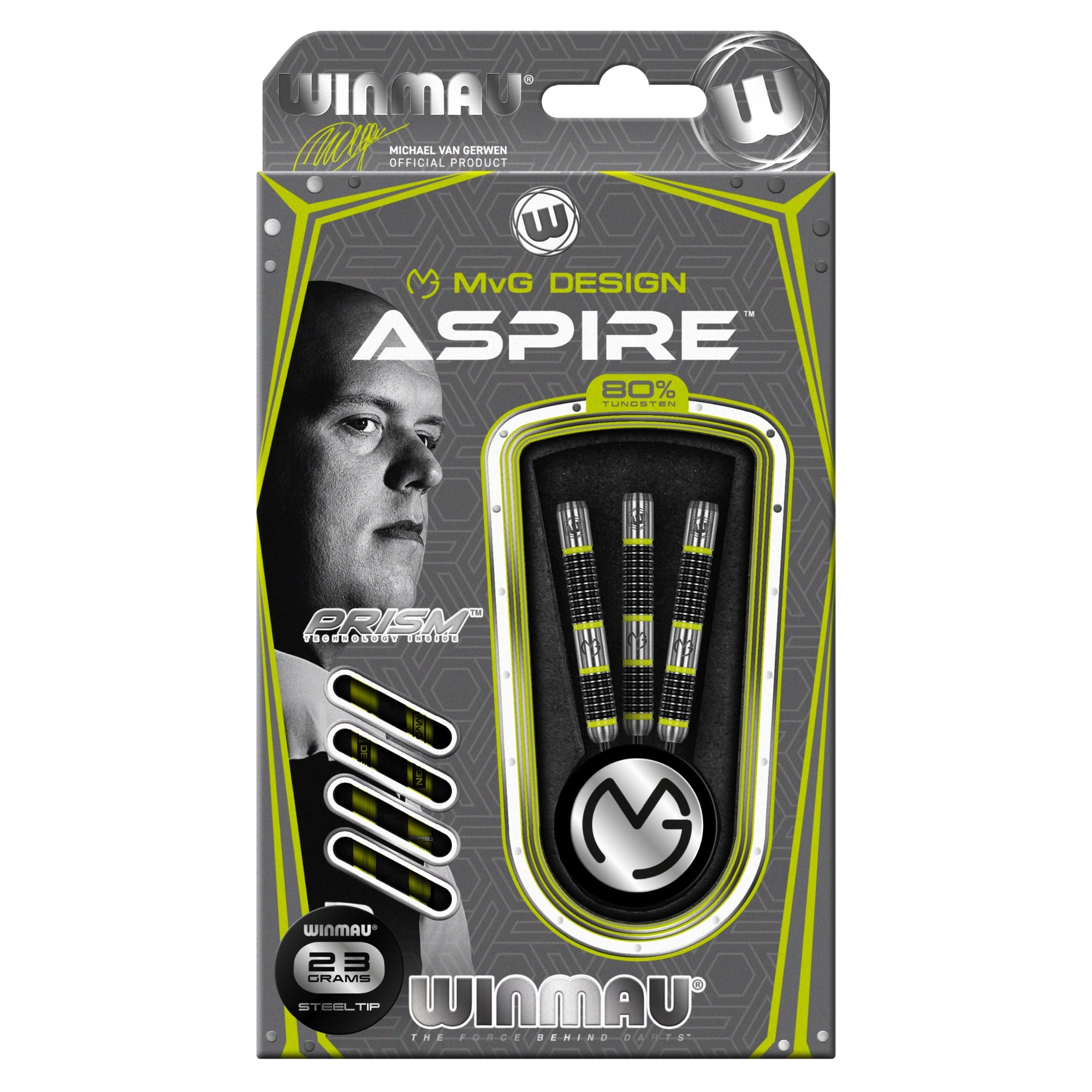 Winmau MvG Aspire – Steeldart 21g–26g
