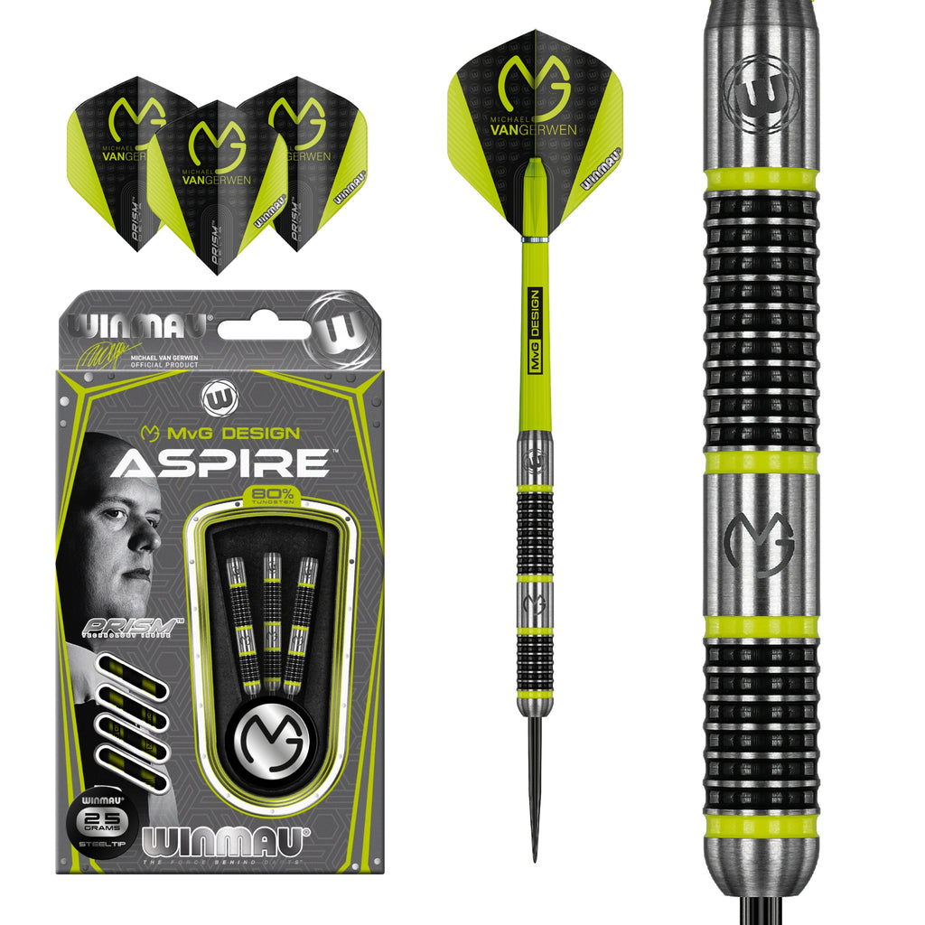 Winmau MvG Aspire – Steeldart 21g–26g