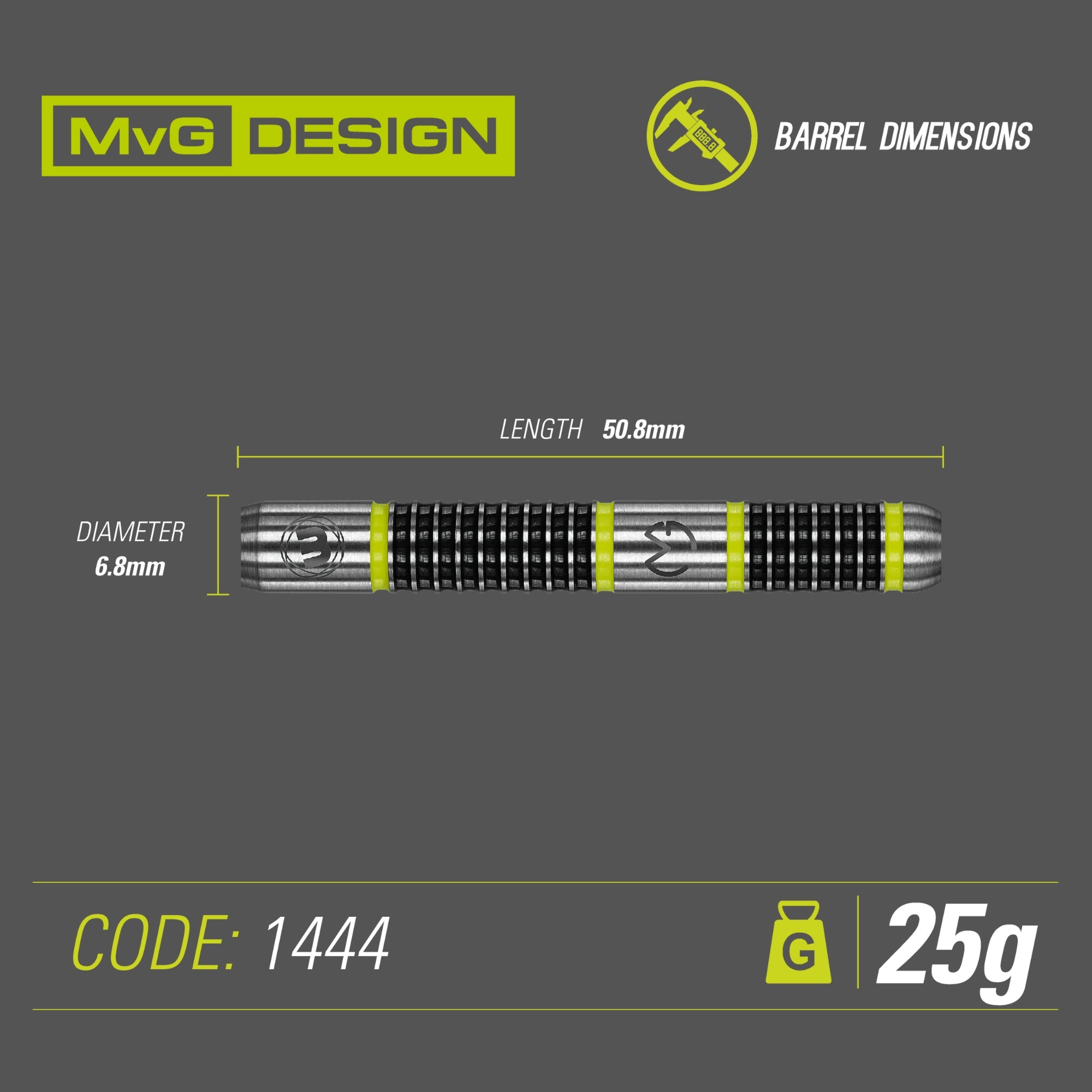Winmau MvG Aspire – Steeldart 21g–26g