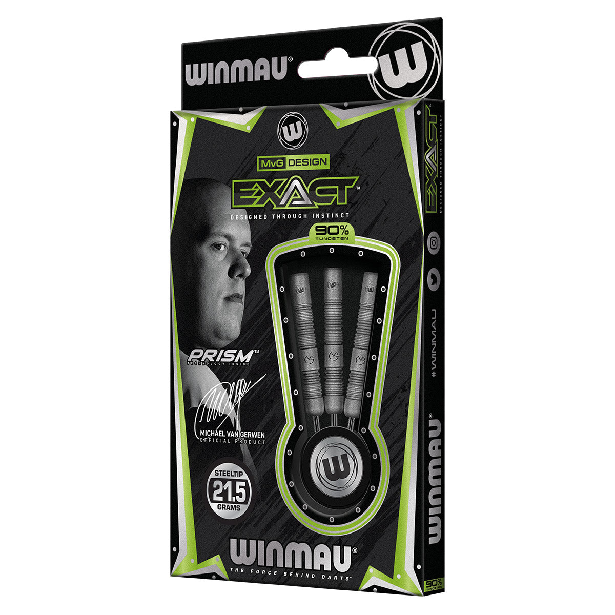 Winmau MvG Exact 1468 – Steeldart 21,5g + 23g