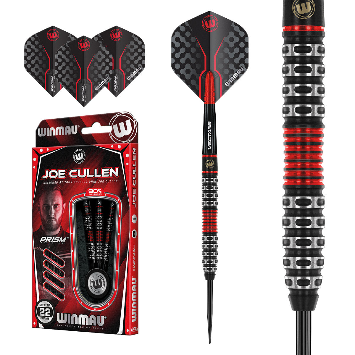 Winmau Joe Cullen S.E. 1470 – Steeldart 22g + 24g