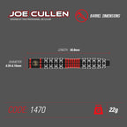 Winmau Joe Cullen S.E. 1470 – Steeldart 22g + 24g