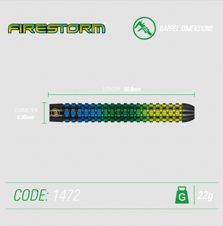 Winmau Firestorm Steeldart