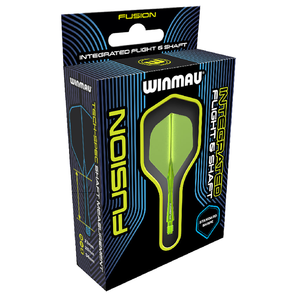 Flights Winmau Fusion yellow medium 8787
