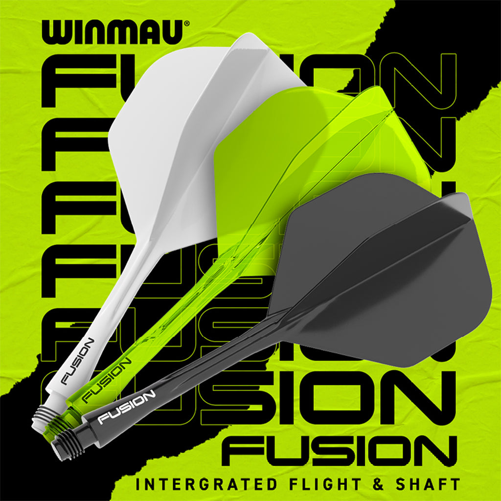 Flights Winmau Fusion yellow medium 8787