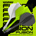Flights Winmau Fusion yellow intermediate 8781