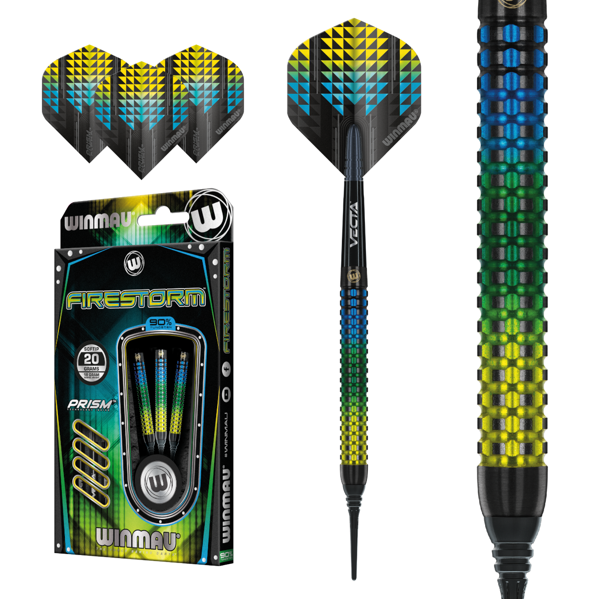 Winmau Firestorm 2453 – Softdart 20g
