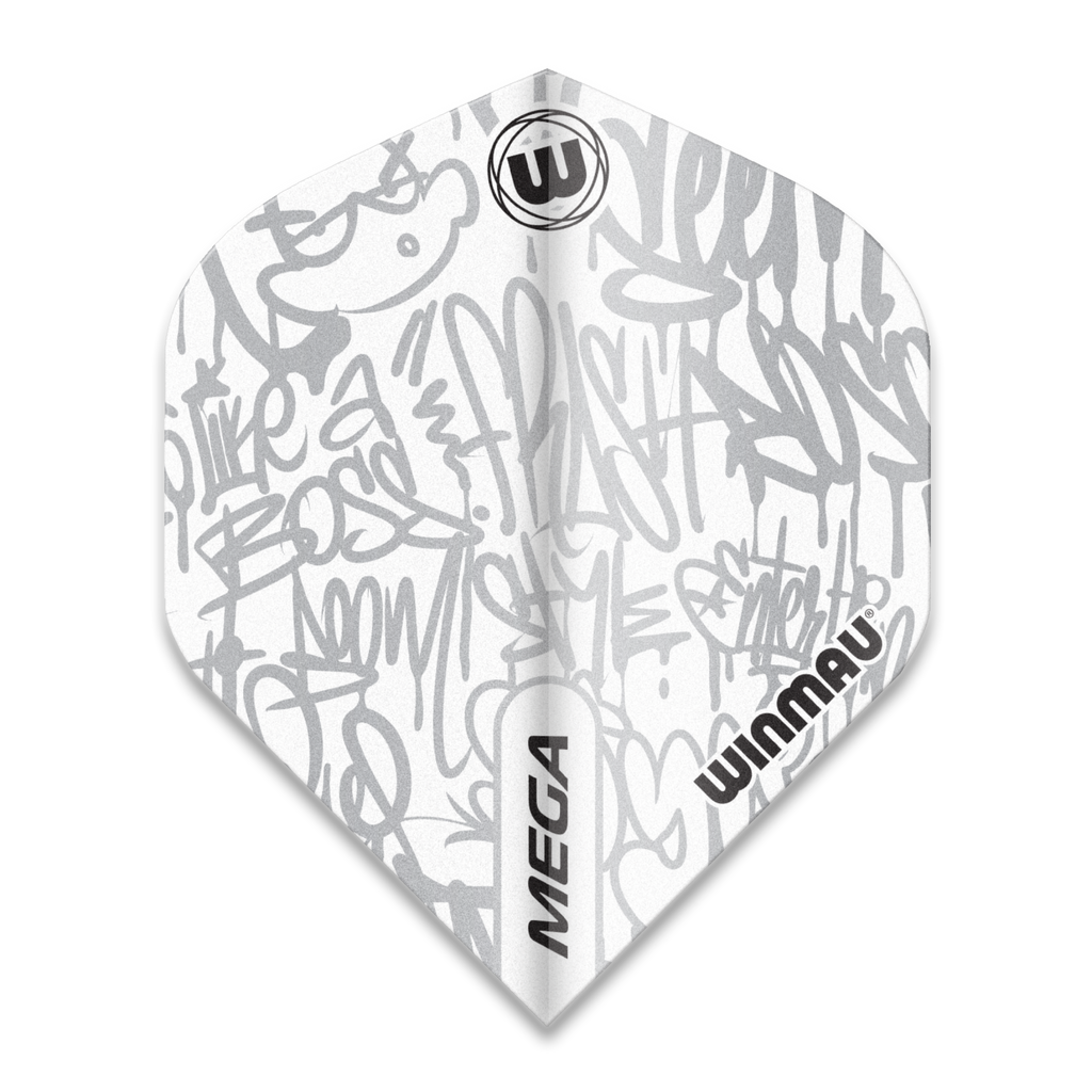 Winmau Mega S. White 6900.243