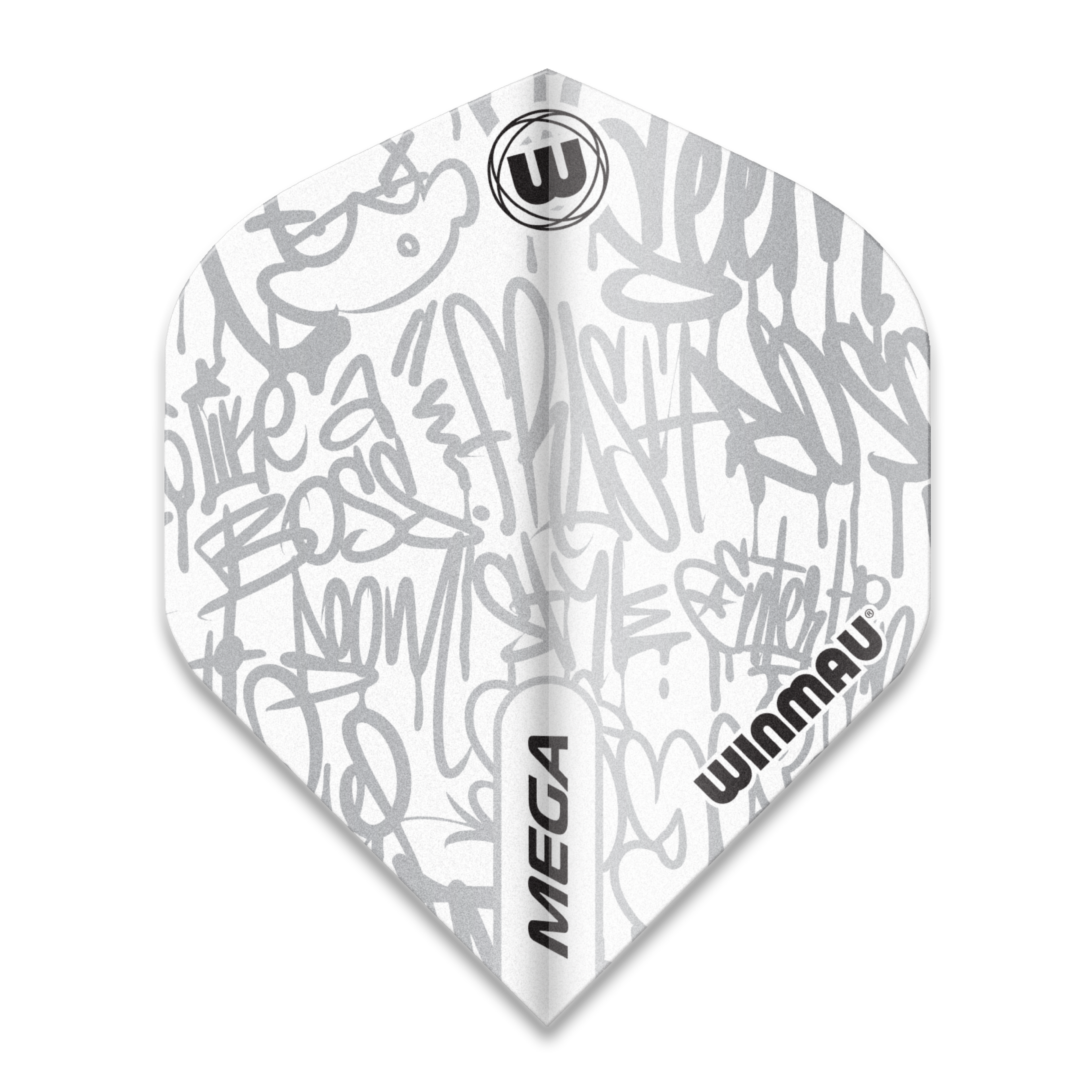 Winmau Mega S. White 6900.243