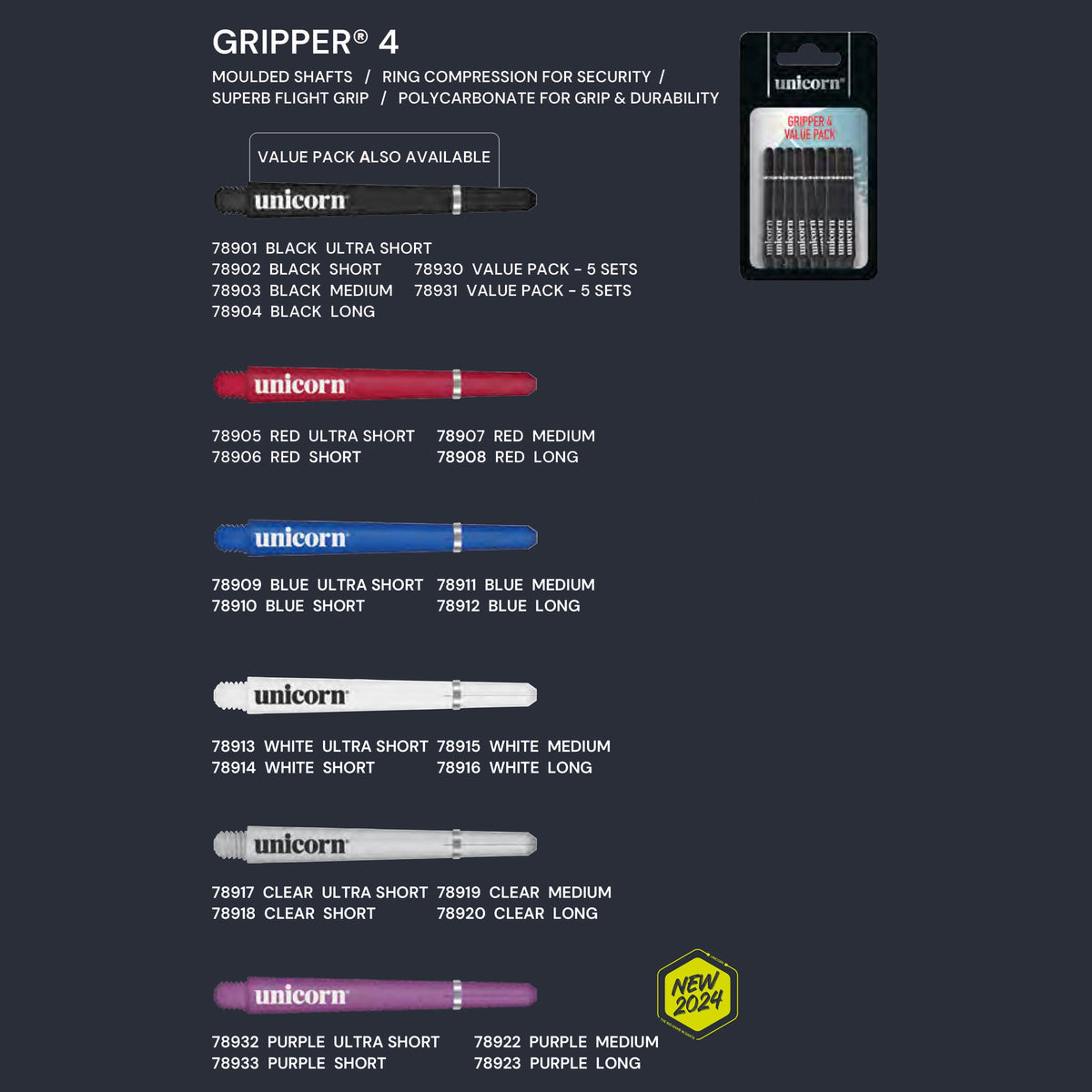 Unicorn Gripper 4 Shaft