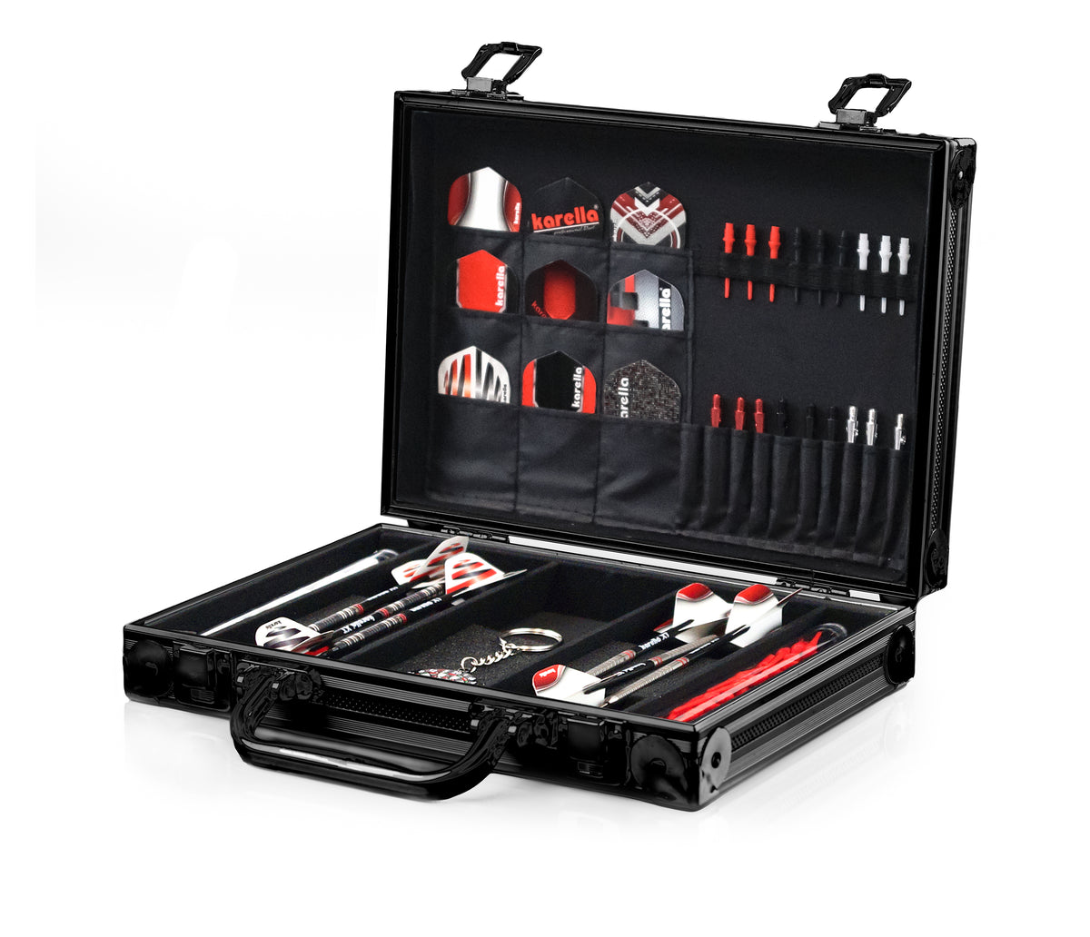 Dartkoffer Alu PAK Luxus schwarz