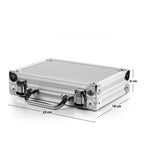 Dartkoffer Alu PAK Luxus silber