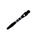 Shaft Alu Stripe short schwarz
